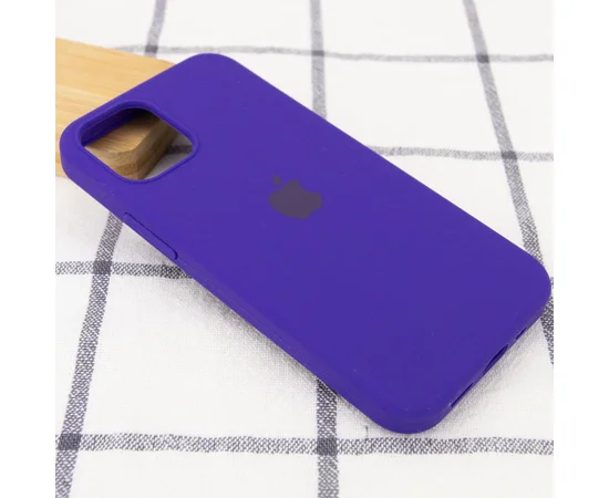 Чехол Silicone Case Full Protective (AA) для Apple iPhone 12 Pro Max (6.7") Фиолетовый / Ultra Violet