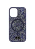 TPU чехол Bling World Rock Diamond with MagSafe для Apple iPhone 12 Pro Max (6.7") Navy Blue