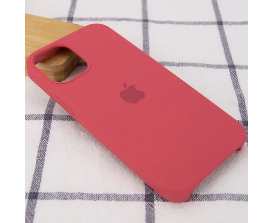Чехол Silicone Case (AA) для Apple iPhone 12 Pro Max (6.7") Красный / Camellia