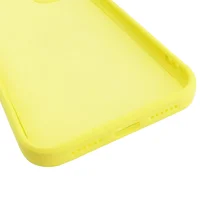 Чехол TPU Candy Ring Full Camera для Apple iPhone 12 Pro Max (6.7") Желтый / Yellow
