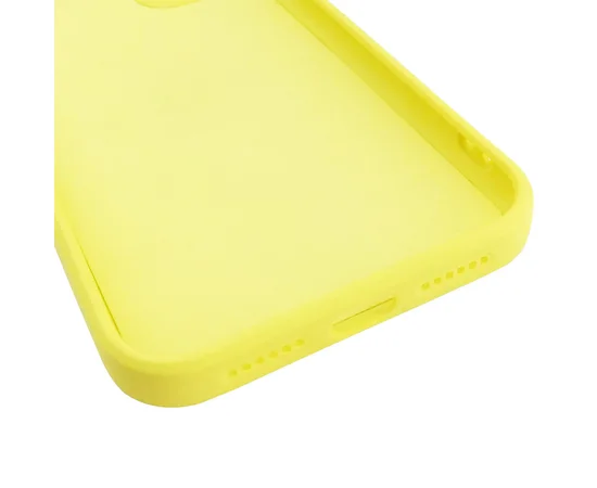 Чехол TPU Candy Ring Full Camera для Apple iPhone 12 Pro Max (6.7") Желтый / Yellow