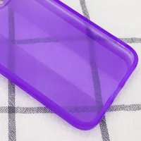 Чохол TPU Glossy Line Full Camera для Apple iPhone 12 Pro Max (6.7 ") Бузковий