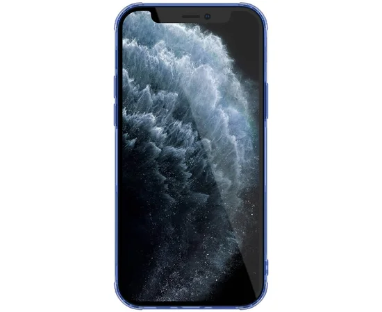 TPU чехол Nillkin Nature Series для Apple iPhone 12 Pro Max (6.7") Синий (прозрачный)