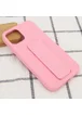 Чехол Silicone Case Hand Holder для Apple iPhone 12 Pro Max (6.7") Розовый / Pink