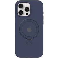 Чехол Silicone Case Full Protective with Ring для Apple iPhone 12 Pro Max (6.7") Dark Blue