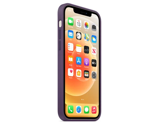 Чехол Silicone Case Full Protective (AA) для Apple iPhone 12 Pro Max (6.7") Фиолетовый / Amethyst