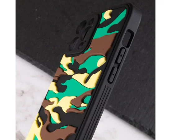 Чехол TPU+PC Army Collection для Apple iPhone 12 Pro Max (6.7") Зеленый