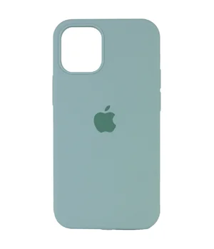 Чехол Silicone Case Full Protective (AA) для Apple iPhone 12 Pro Max (6.7") Бирюзовый / Turquoise