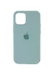 Чохол Silicone Case Full Protective (AA) для Apple iPhone 12 Pro Max (6.7 ") Бірюзовий / Turquoise