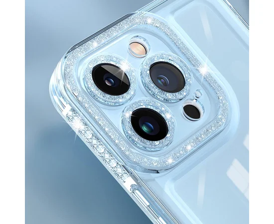 Чехол TPU Starfall Clear для Apple iPhone 12 Pro Max (6.7") Голубой