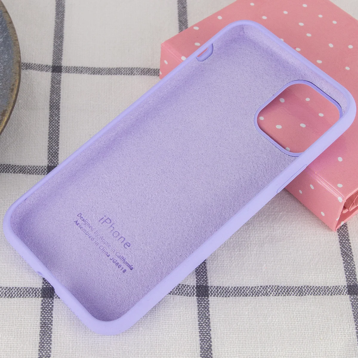 Чохол Silicone Case Full Protective (AA) для Apple iPhone 12 Pro Max (6.7 ") Бузковий / Dasheen