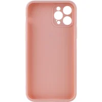 Силиконовый чехол Candy Full Camera для Apple iPhone 12 Pro Max (6.7") Розовый / Pink Sand