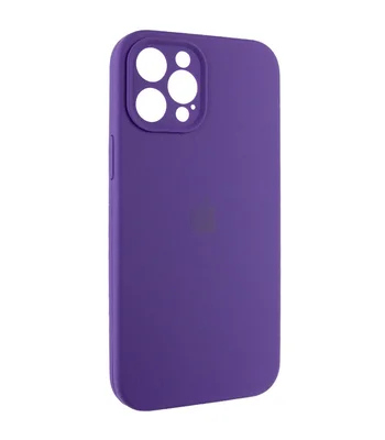 Чехол Silicone Case Full Camera Protective (AA) для Apple iPhone 12 Pro Max (6.7") Фиолетовый / Amethyst