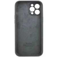 Чехол Silicone Case Full Camera Protective (AA) для Apple iPhone 12 Pro Max (6.7") Серый / Dark Gray