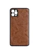 Кожаный чехол PU Retro classic для Apple iPhone 12 Pro Max (6.7") Коричневый