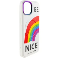 TPU+PC чехол Funny pictures with MagSafe для Apple iPhone 12 Pro Max (6.7") Be Nice