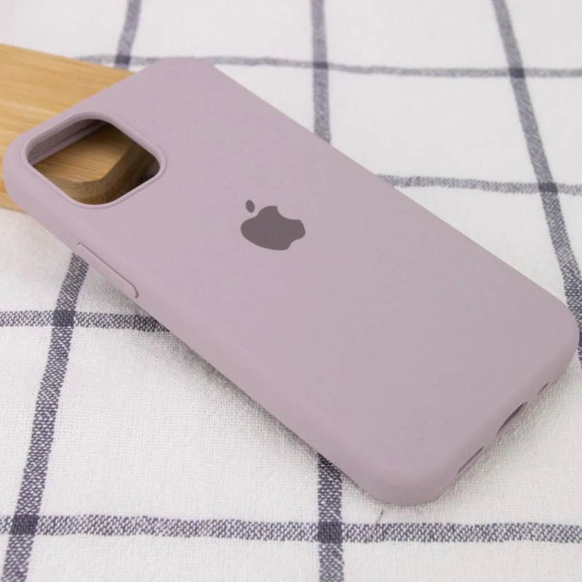Чехол Silicone Case Full Protective (AA) для Apple iPhone 12 Pro Max (6.7") Серый / Lavender