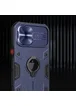 TPU + PC чохол Nillkin CamShield Armor (шторка на камеру) для Apple iPhone 12 Pro Max (6.7 ") Синій