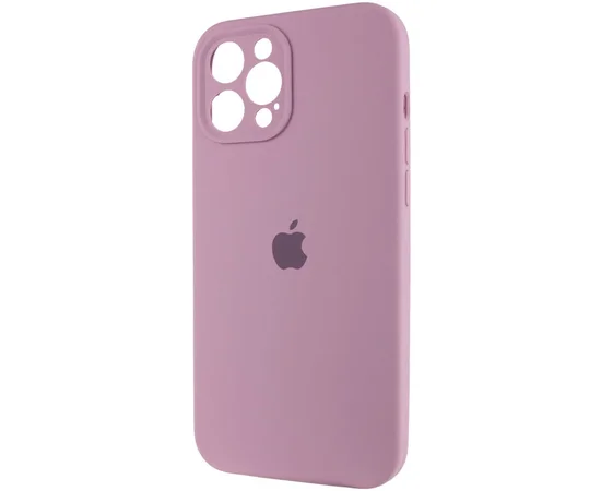 Чехол Silicone Case Full Camera Protective (AA) для Apple iPhone 12 Pro Max (6.7") Лиловый / Lilac Pride