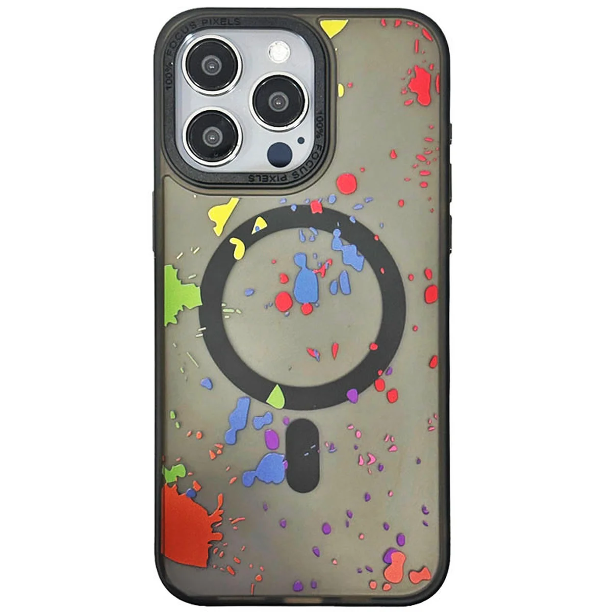 Чехол TPU+PC Flush with MagSafe для Apple iPhone 12 Pro Max (6.7") Titanium black