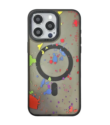 Чехол TPU+PC Flush with MagSafe для Apple iPhone 12 Pro Max (6.7") Titanium black