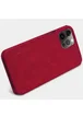 Кожаный чехол (книжка) Nillkin Qin Series для Apple iPhone 12 Pro Max (6.7") Красный