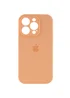 Чехол Silicone Case Full Camera Protective (AA) для Apple iPhone 12 Pro Max (6.7") Оранжевый / Cantaloupe