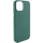 TPU чехол Bonbon Metal Style для Apple iPhone 12 Pro Max (6.7") Зеленый / Army green