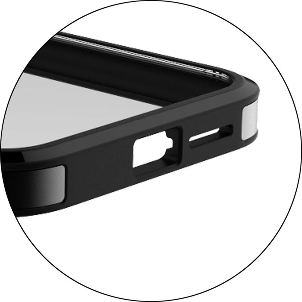 Чохол Defense Edge Series для Apple iPhone 12 Pro Max (6.7 ") Чорний / Black