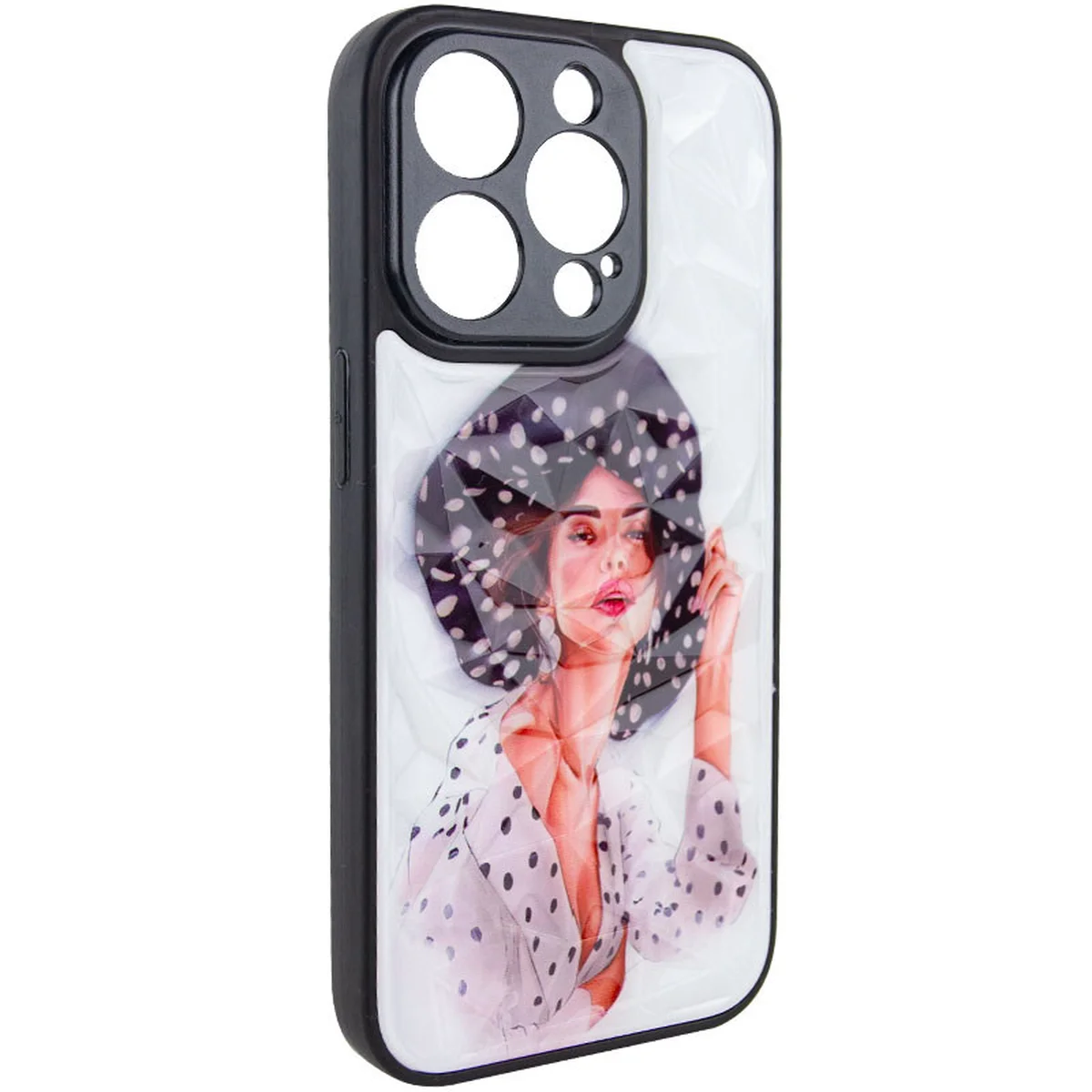 TPU+PC чехол Prisma Ladies для Apple iPhone 12 Pro Max (6.7") Girl in a hat