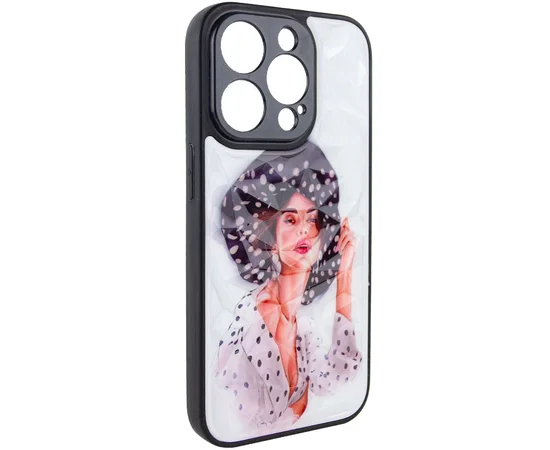 TPU+PC чехол Prisma Ladies для Apple iPhone 12 Pro Max (6.7") Girl in a hat