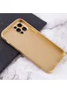 TPU+Glass чехол Matte Candy Full camera для Apple iPhone 12 Pro Max (6.7") Золотой