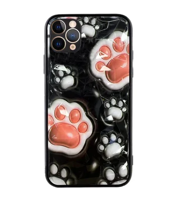 TPU+PC чехол Prisma Plushie для Apple iPhone 12 Pro Max (6.7") Paws