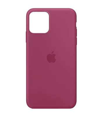 Чехол Silicone Case Full Protective (AA) для Apple iPhone 12 Pro Max (6.7") Малиновый / Pomegranate