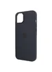 Чехол Silicone case (AAA) full with Magsafe для Apple iPhone 12 Pro Max (6.7") Черный / Black