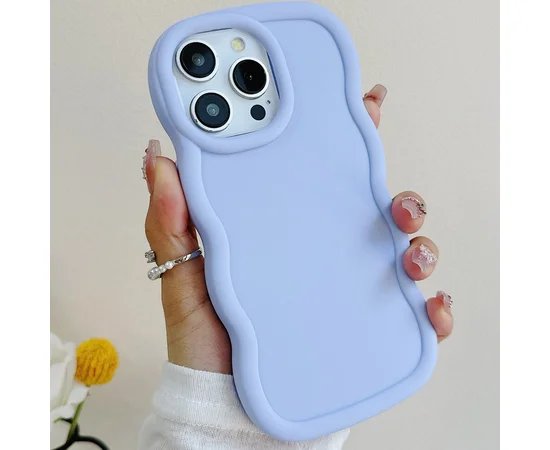 Чехол TPU Ripple для Apple iPhone 12 Pro Max (6.7") Lilac Blue