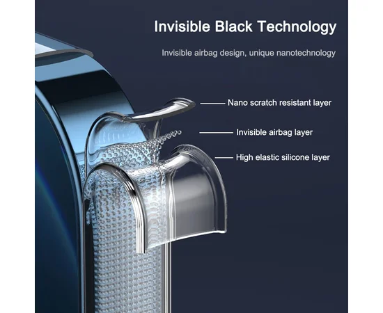 TPU+Glass чехол Aurora with Magsafe для Apple iPhone 12 Pro Max (6.7") Прозрачный