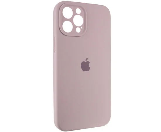 Чехол Silicone Case Full Camera Protective (AA) для Apple iPhone 12 Pro Max (6.7") Серый / Lavender