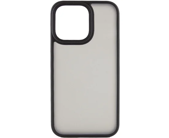 TPU+PC чехол Metal Buttons для Apple iPhone 12 Pro Max (6.7") Черный