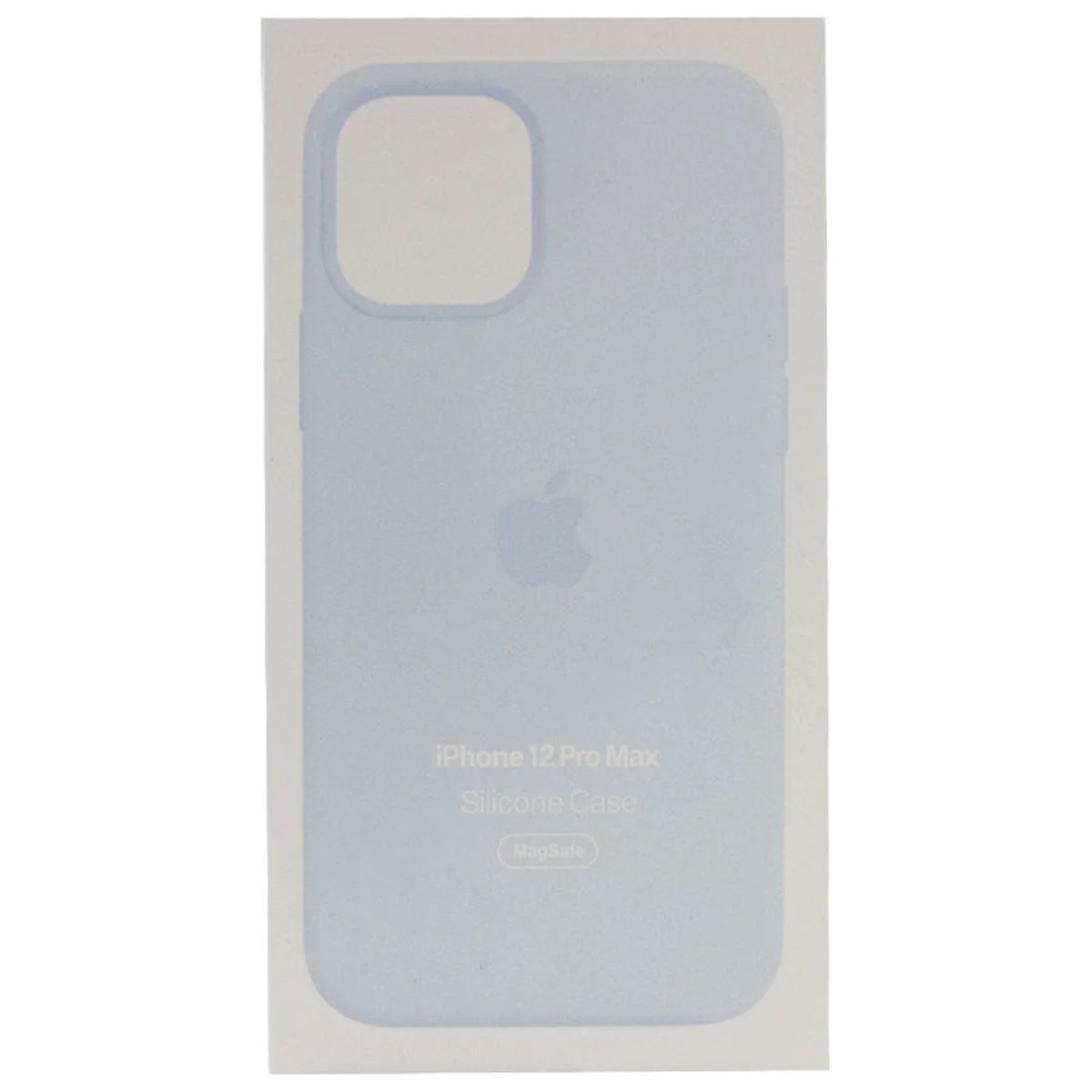 Чехол Silicone case (AAA) full with Magsafe and Animation для Apple iPhone 12 Pro Max (6.7") Голубой / Cloud Blue