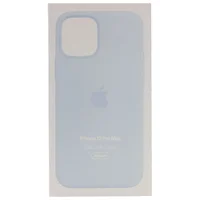 Чехол Silicone case (AAA) full with Magsafe and Animation для Apple iPhone 12 Pro Max (6.7") Голубой / Cloud Blue
