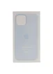 Чехол Silicone case (AAA) full with Magsafe and Animation для Apple iPhone 12 Pro Max (6.7") Голубой / Cloud Blue