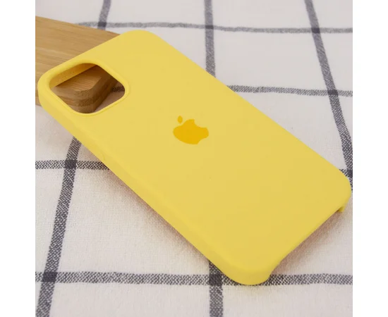 Чехол Silicone Case (AA) для Apple iPhone 12 Pro Max (6.7") Желтый / Pollen