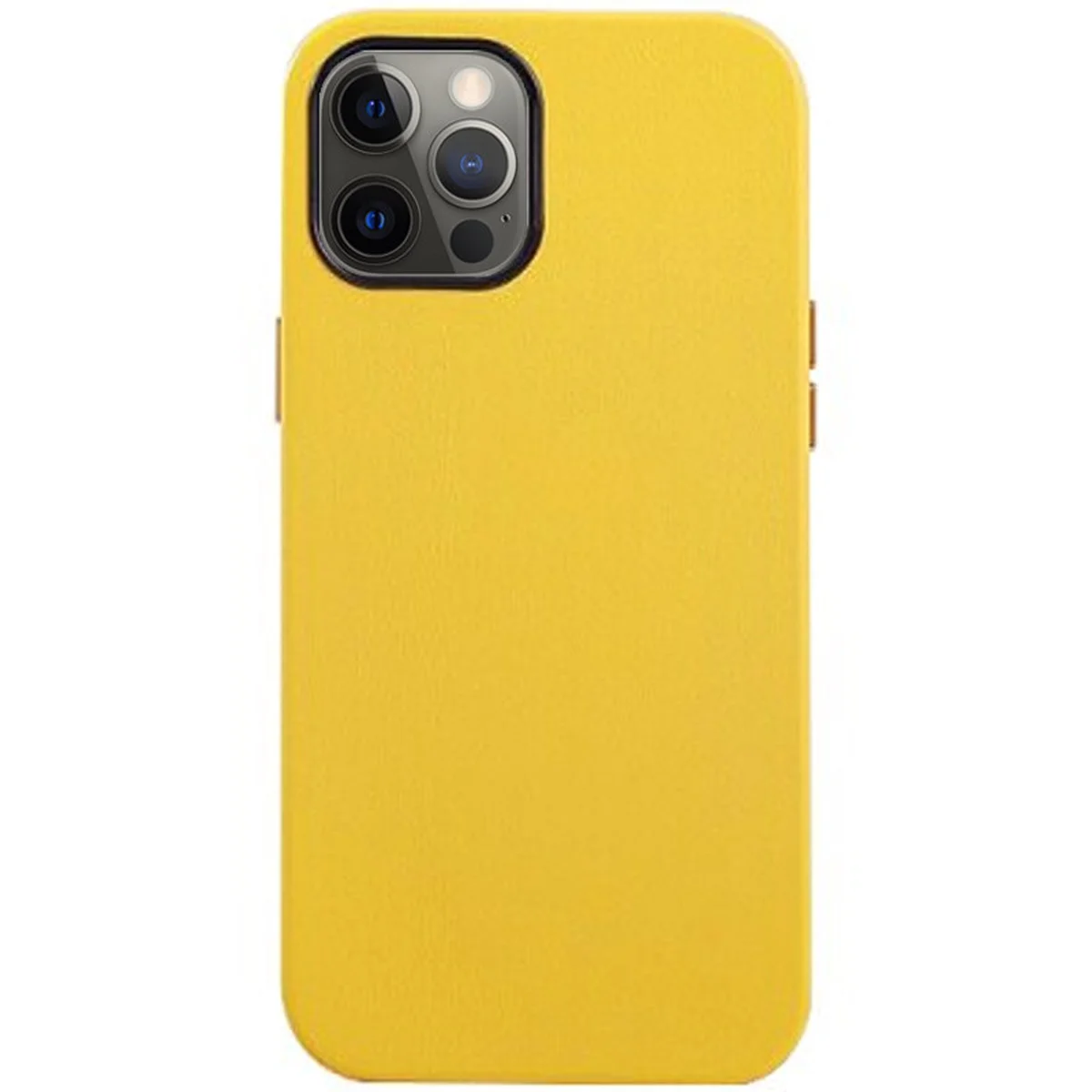 Шкіряний чохол K-Doo Noble Collection для Apple iPhone 12 Pro Max (6.7 ") Жовтий