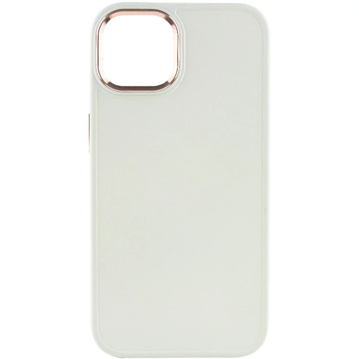TPU чохол Bonbon Metal Style для Apple iPhone 12 Pro Max (6.7") Білий / White