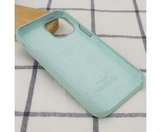 Чехол Silicone Case (AA) для Apple iPhone 12 Pro Max (6.7") Бирюзовый / Turquoise
