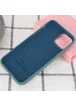 Чехол Silicone Case Full Protective (AA) для Apple iPhone 12 Pro Max (6.7") Зеленый / Pine green
