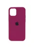 Чехол Silicone Case Full Protective (AA) для Apple iPhone 12 Pro Max (6.7") Бордовый / Maroon