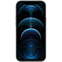 Кожаный чехол Leather Case (AAA) with MagSafe для Apple iPhone 12 Pro Max (6.7") Black