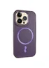 Шкіряний чохол SnapCase with MagSafe для Apple iPhone 12 Pro Max (6.7") Dark Purple